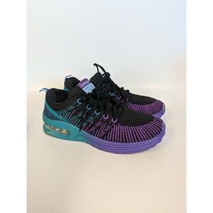 Omega Walk Shoes Womens Size 7 US Purple Turquois Lightweight Sneakers.   (1205)
